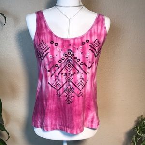 Element 🌺 Embroidered Tye Dye Tank 🌺